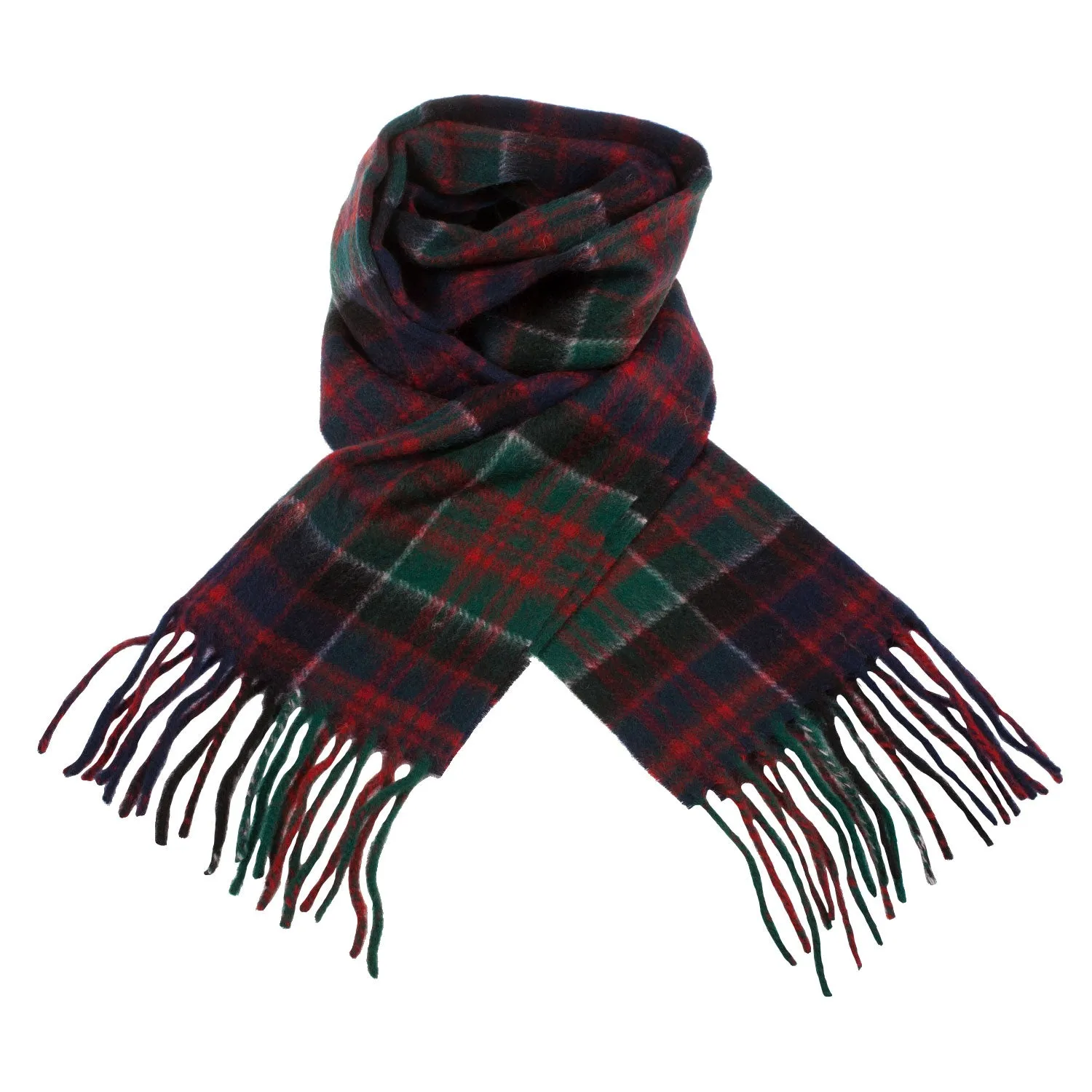 Cashmere Scottish Tartan Clan Scarf  Macdonald Of Clanranald