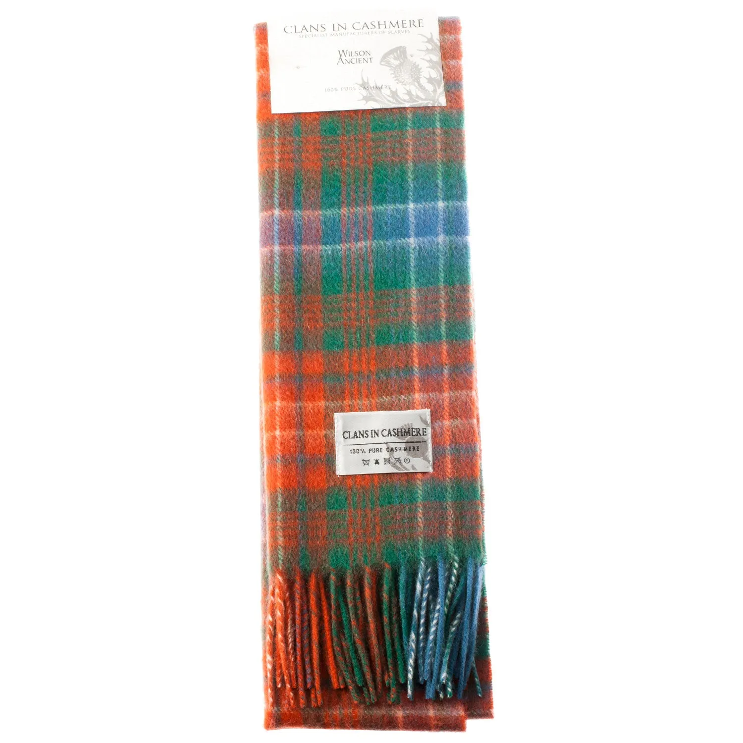 Cashmere Scottish Tartan Clan Scarf  Wilson Ancient