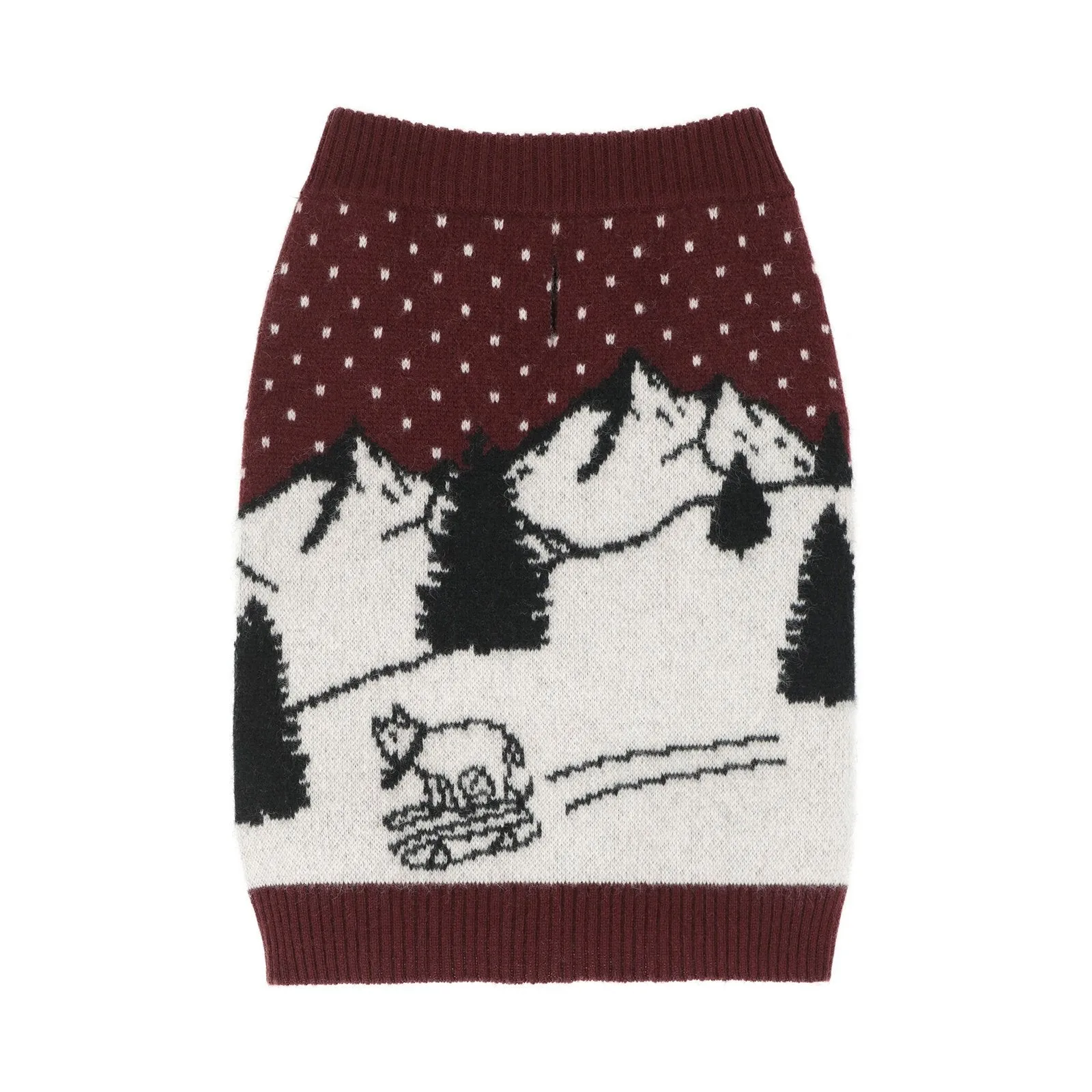 Cashmere Sledding Goat Dog Sweater