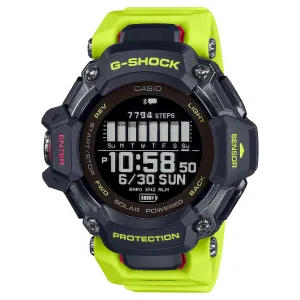 Casio G-Shock GBD-H2000 Lineup G-SQUAD Bluetooth® Tough Solar Multi-Sport Series Bio-Based Yellow Resin Band Watch GBDH2000-1A9 GBD-H2000-1A9