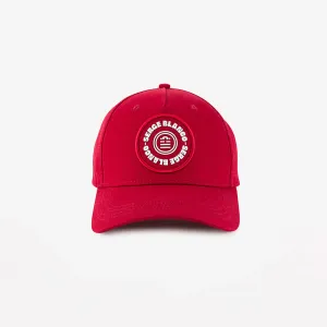 Casquette rouge bordeaux en coton