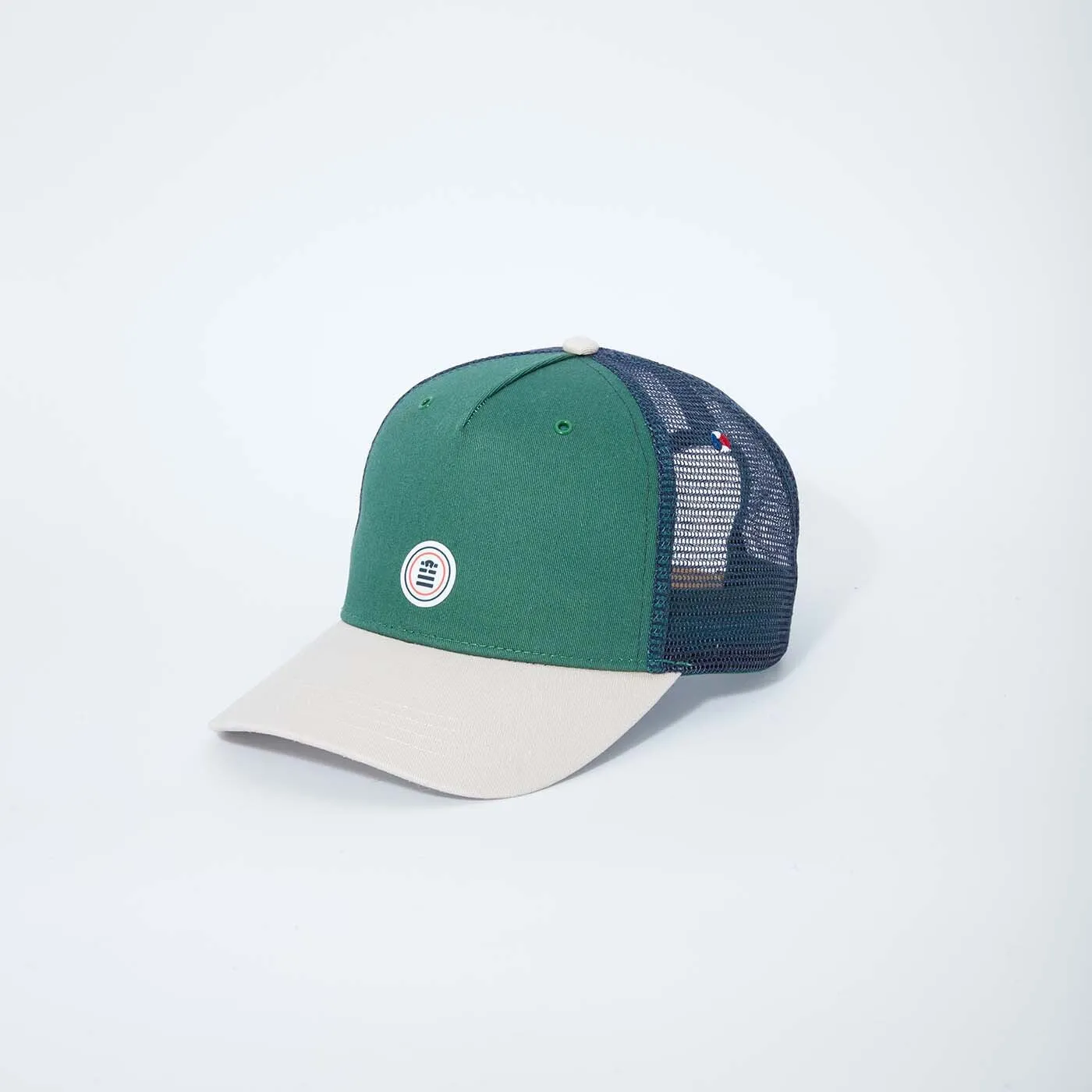 Casquette Trucker bicolore vert sapin