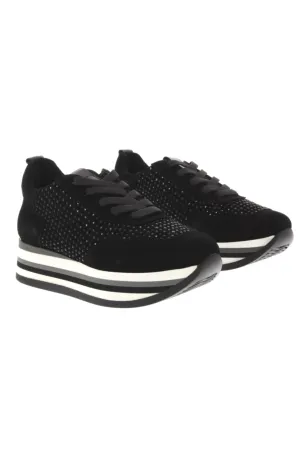 Cassia Bling Lace-Up Sneaker