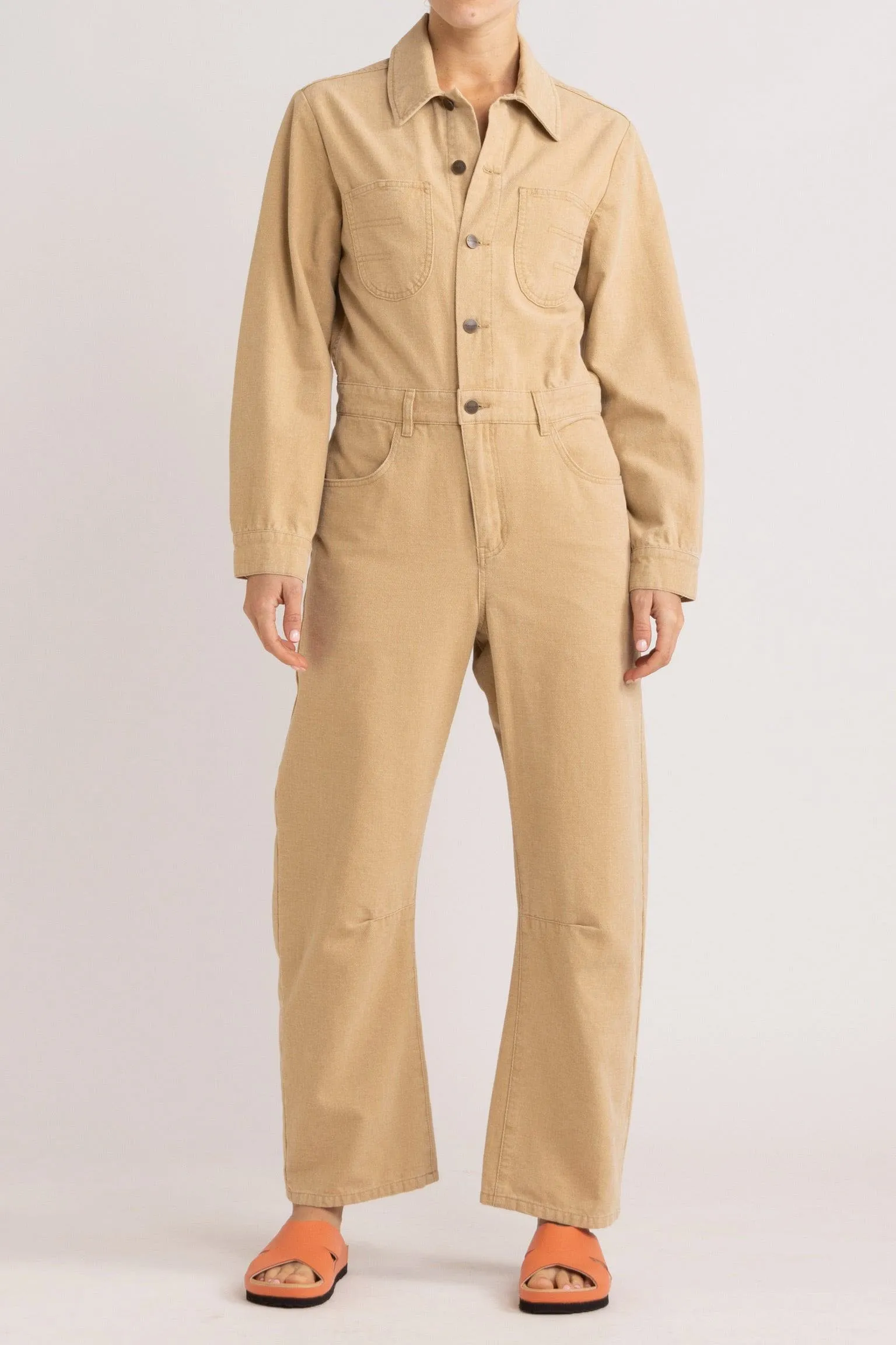 Cassidy Cotton Twill Jumpsuit