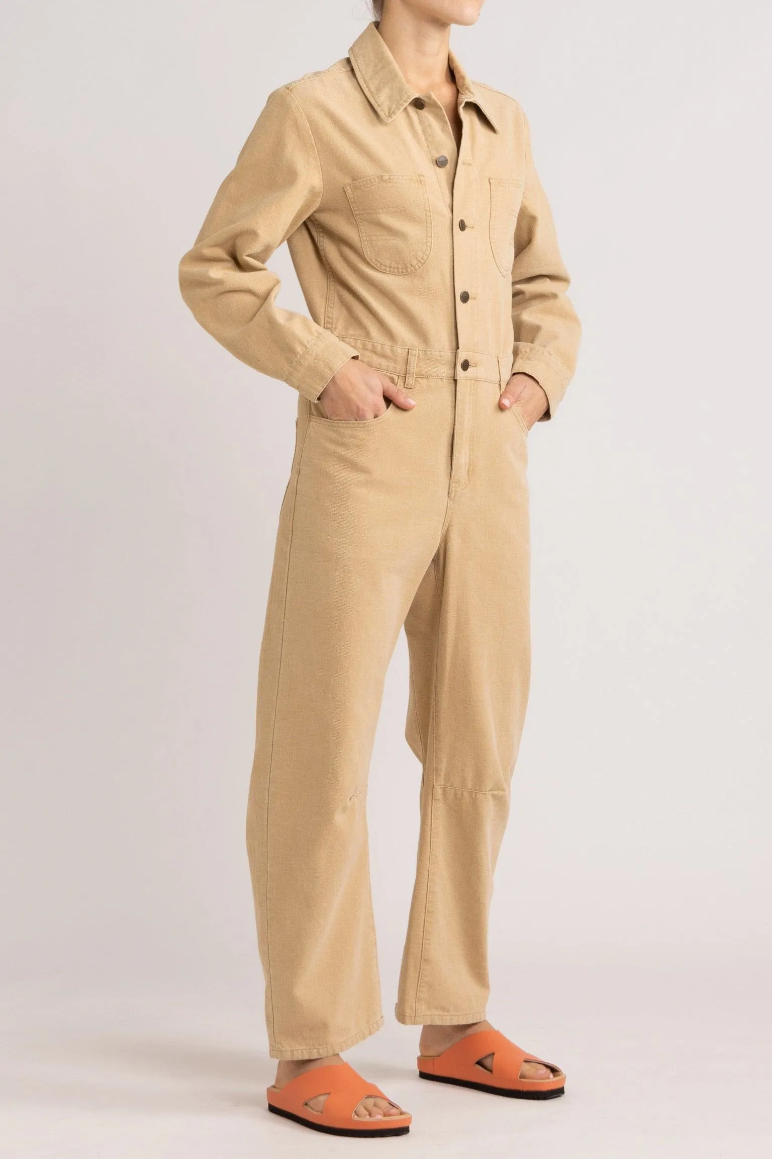 Cassidy Cotton Twill Jumpsuit