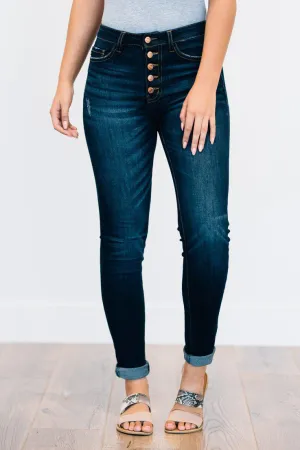 Cassidy Dark Wash Skinny Jeans