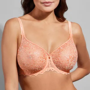 Cassiopee Seamless Full Cup In Peach - Empreinte