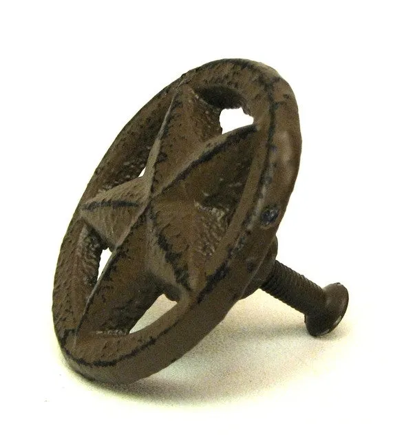 Cast Iron Star drawer pull