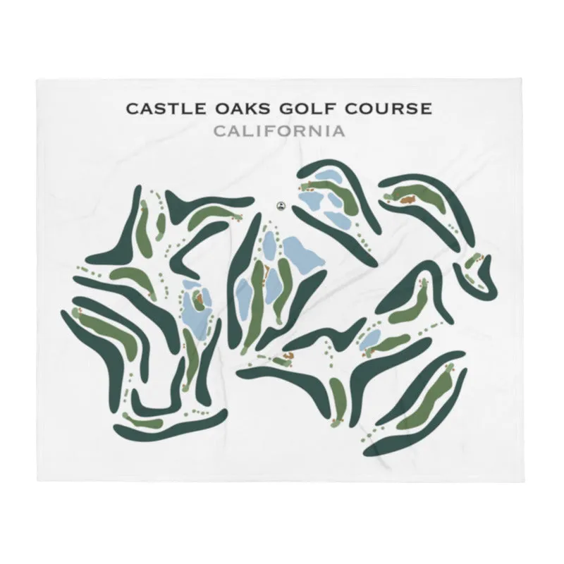 Castle Oaks Golf Course, California - Printed Golf Course