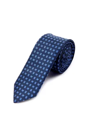 Casual 2.5-inch Blue Slim Tie