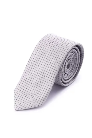 Casual 2.5-inch Slim Black Tie, Gray 3