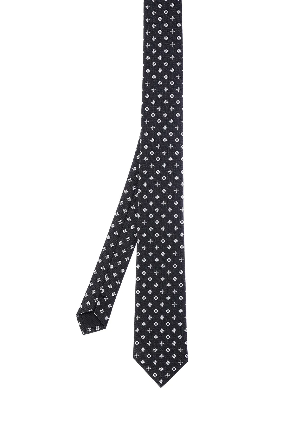 Casual 2.5-inch Slim Black Tie, Navy 15