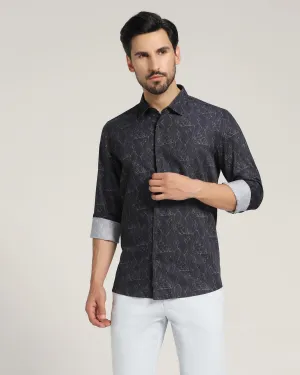 Casual Black Printed Shirt - Neil