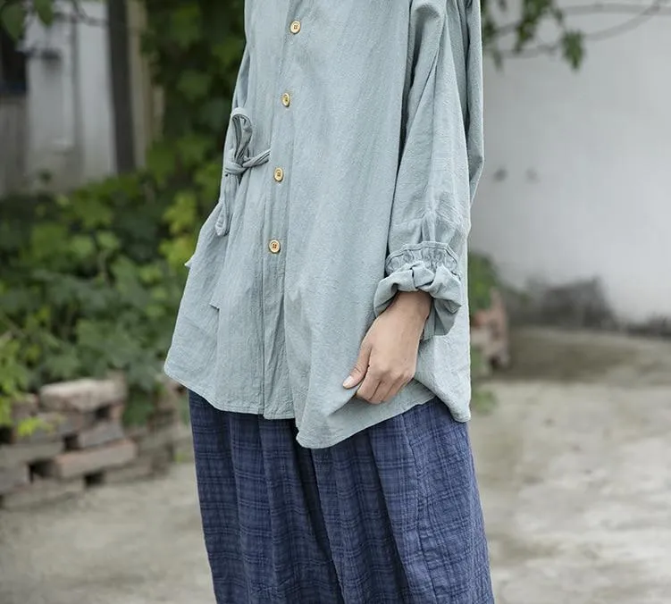 Casual Cotton Linen Shirt | Lotus