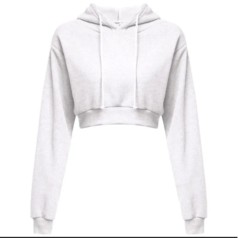 Casual Cropped Short Hooded Pullover