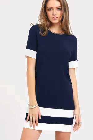 Casual Dark Blue Dress