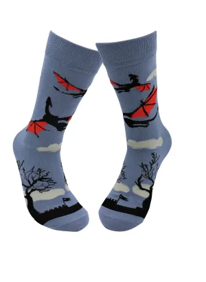 Casual Designer Animal Socks - Dragon - for Men and Women