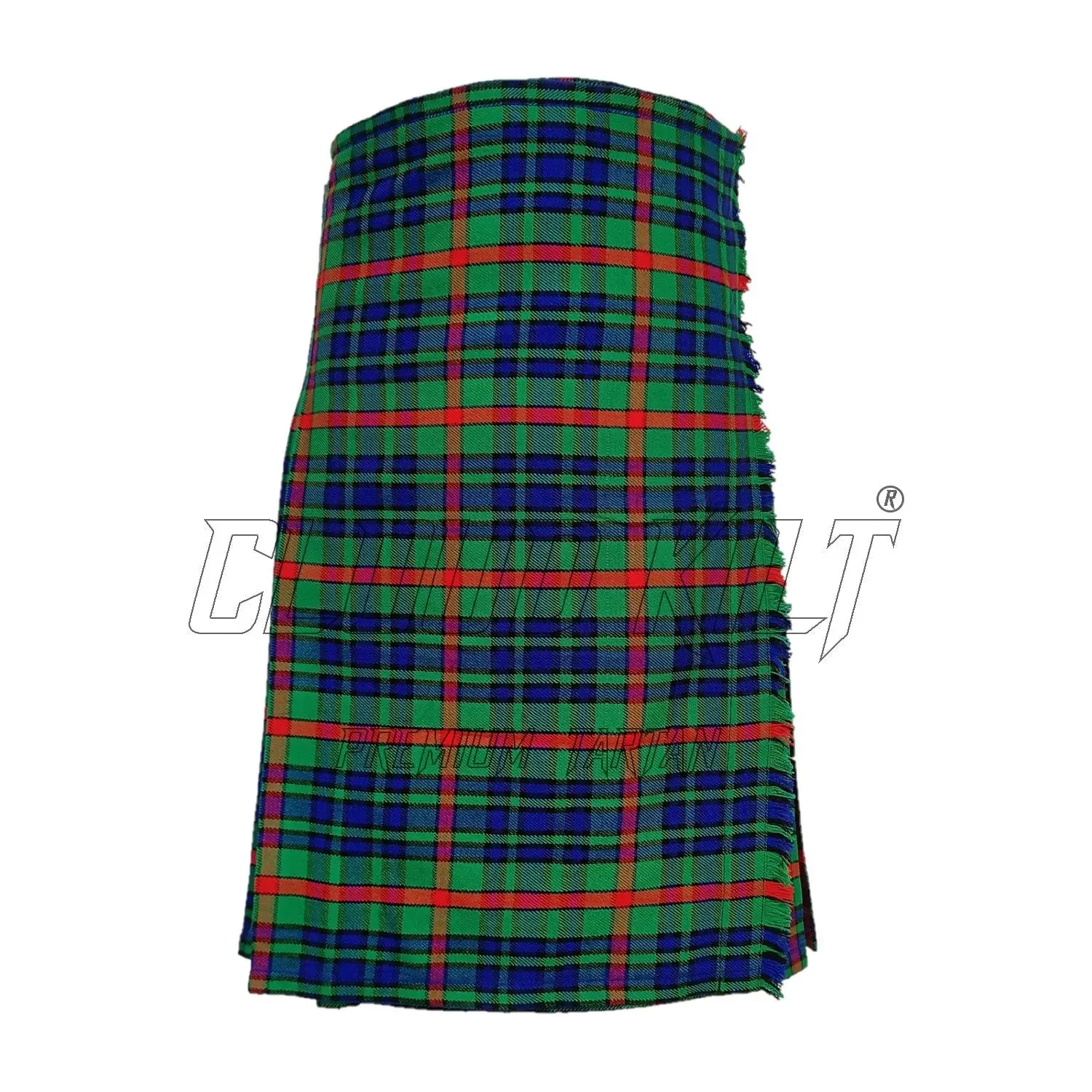 Casual Green Tartan Kilt