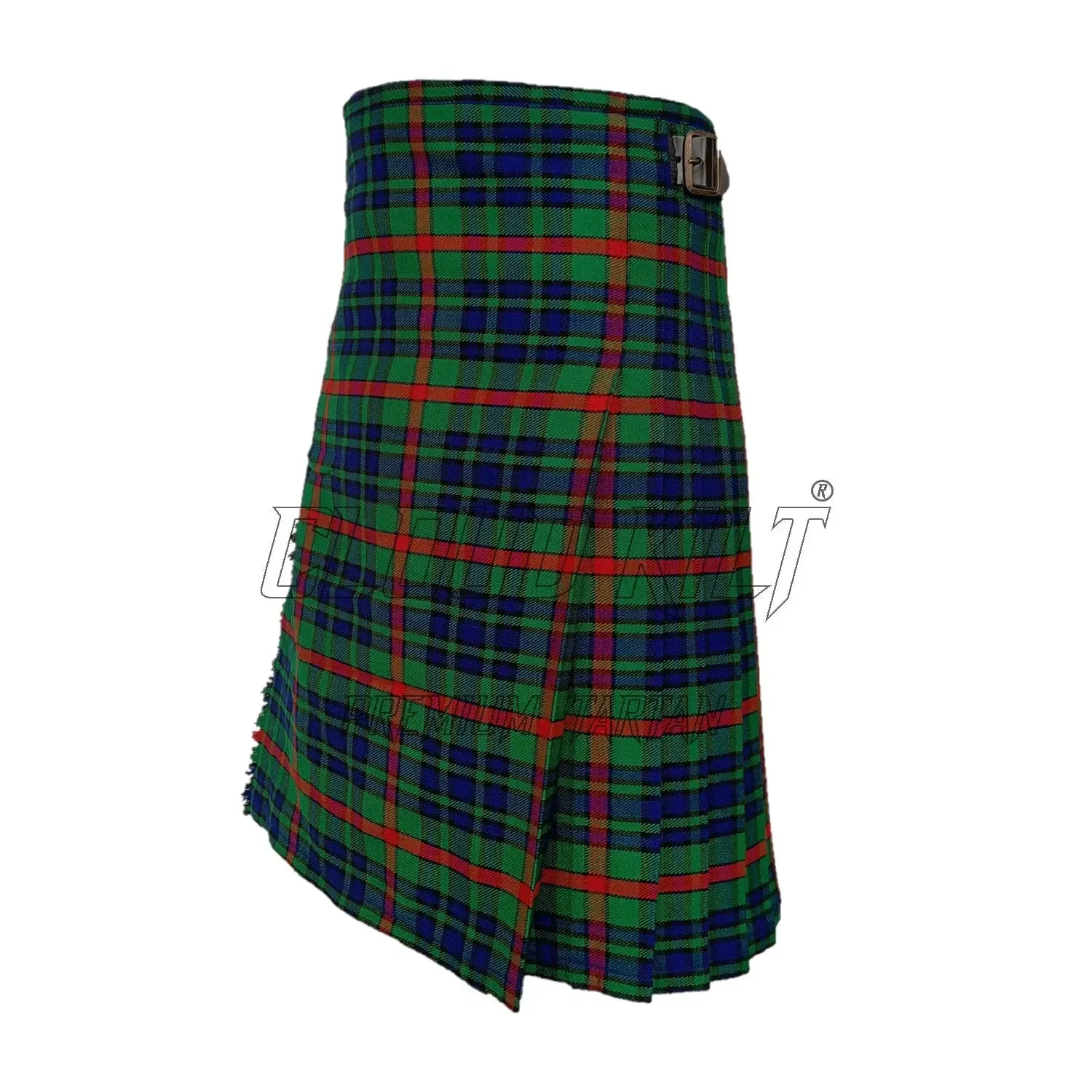 Casual Green Tartan Kilt