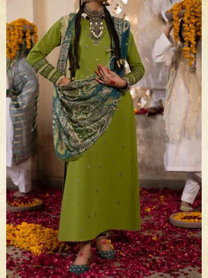 Casual Lite "Mannat" Cotton Lawn 3-Piece Suit - Inera