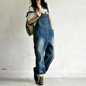 Casual Loose Denim Overalls