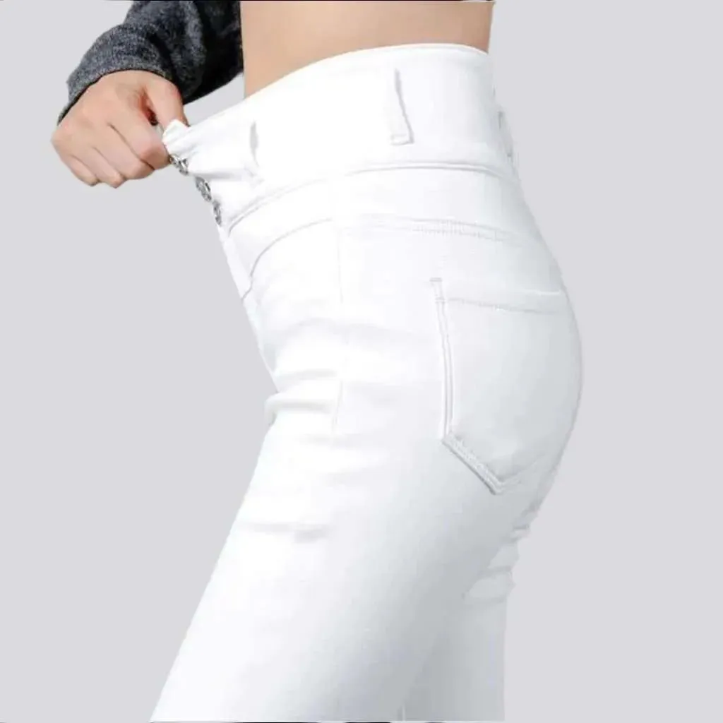 Casual monochrome jeans
 for ladies