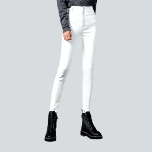 Casual monochrome jeans
 for ladies