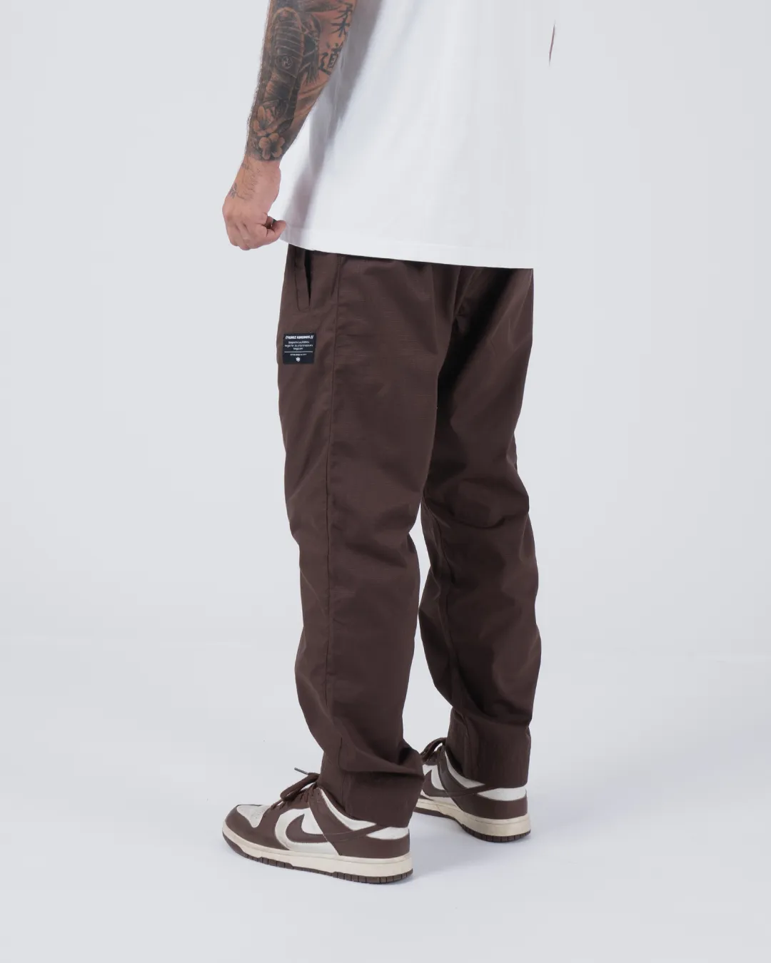 Casual Rip Stop Gi Pant - Brown