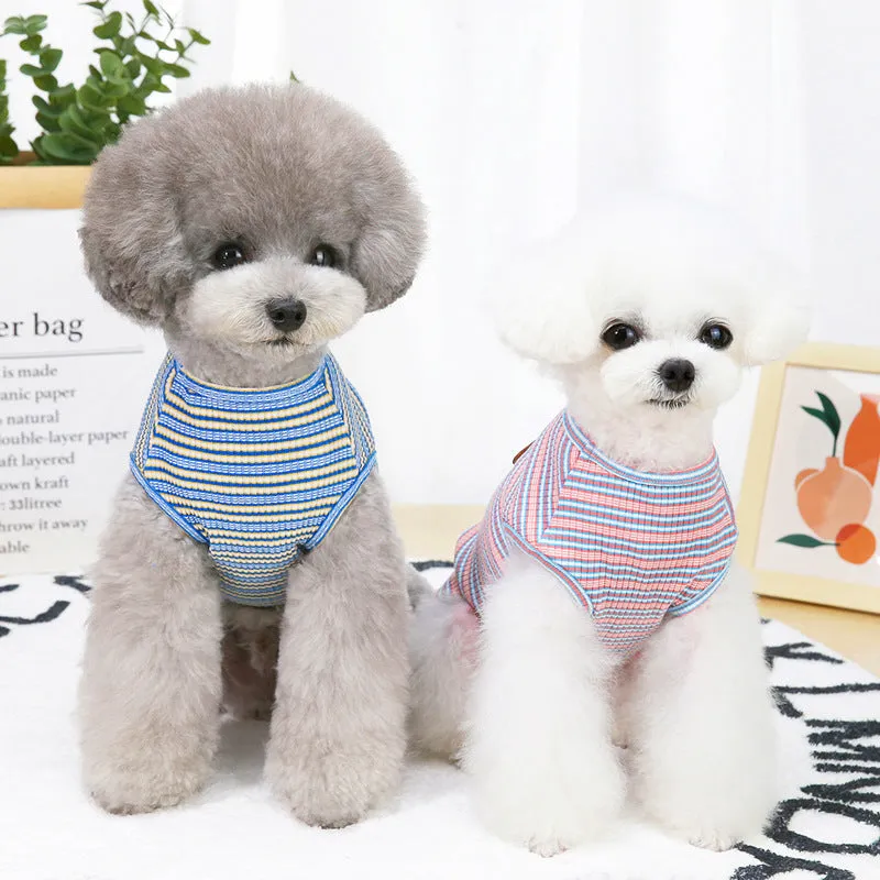 Cat and puppy vest summer pet clothing