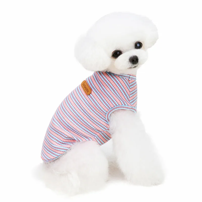 Cat and puppy vest summer pet clothing