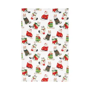 Cat Christmas Kitchen Towel