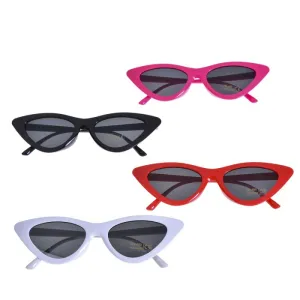 Cat Eye Glasses with Clear Lens - Mixed Colours