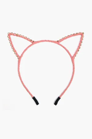 Cat Headband - Baby Pink