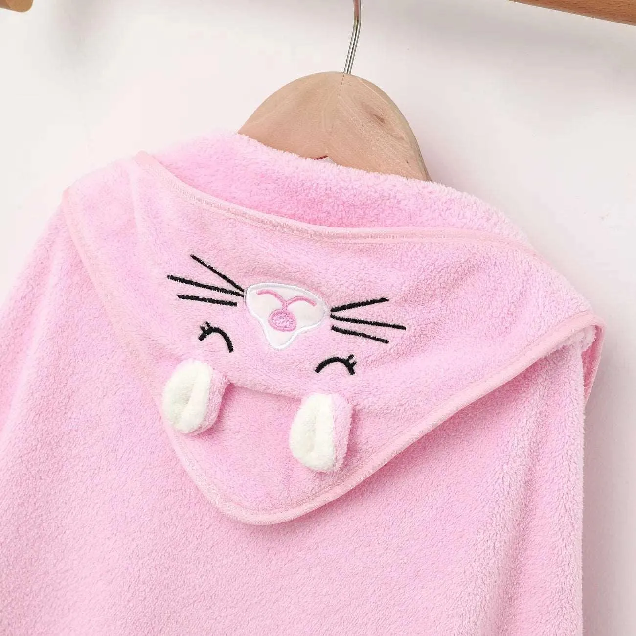 Cat Hooded Oversized Bath Towel- Toddler Girl