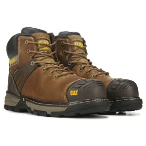 Caterpillar Men's Excavator 6" Superlite Work Boots, Medium/Wide Soft Toe brown