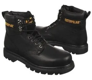 Caterpillar Men's Second Shift Lace-up Work Boot with Medium/Wide Soft Toe ,  black