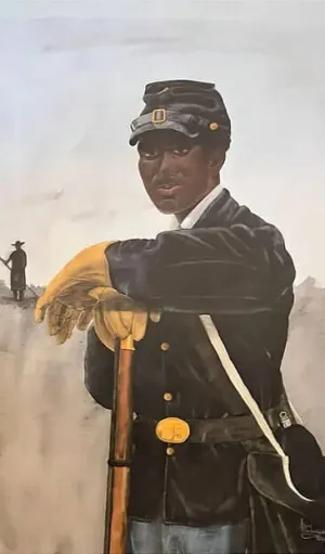 Cathay Williams, Negro Woman Soldier 1866-1868 by Burl Washington / African American Art / Black Art (Limited Edition/500)