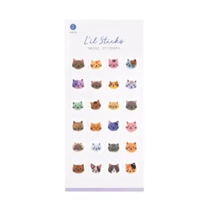 Cats L'il Sticks Washi Stickers