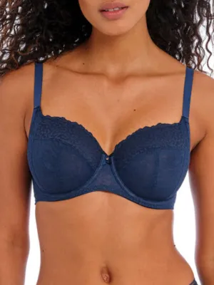 Catwalk Side Support Bra - Midnight