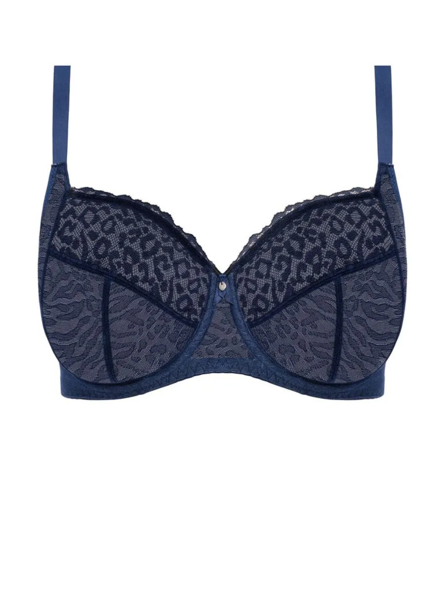 Catwalk Side Support Bra - Midnight