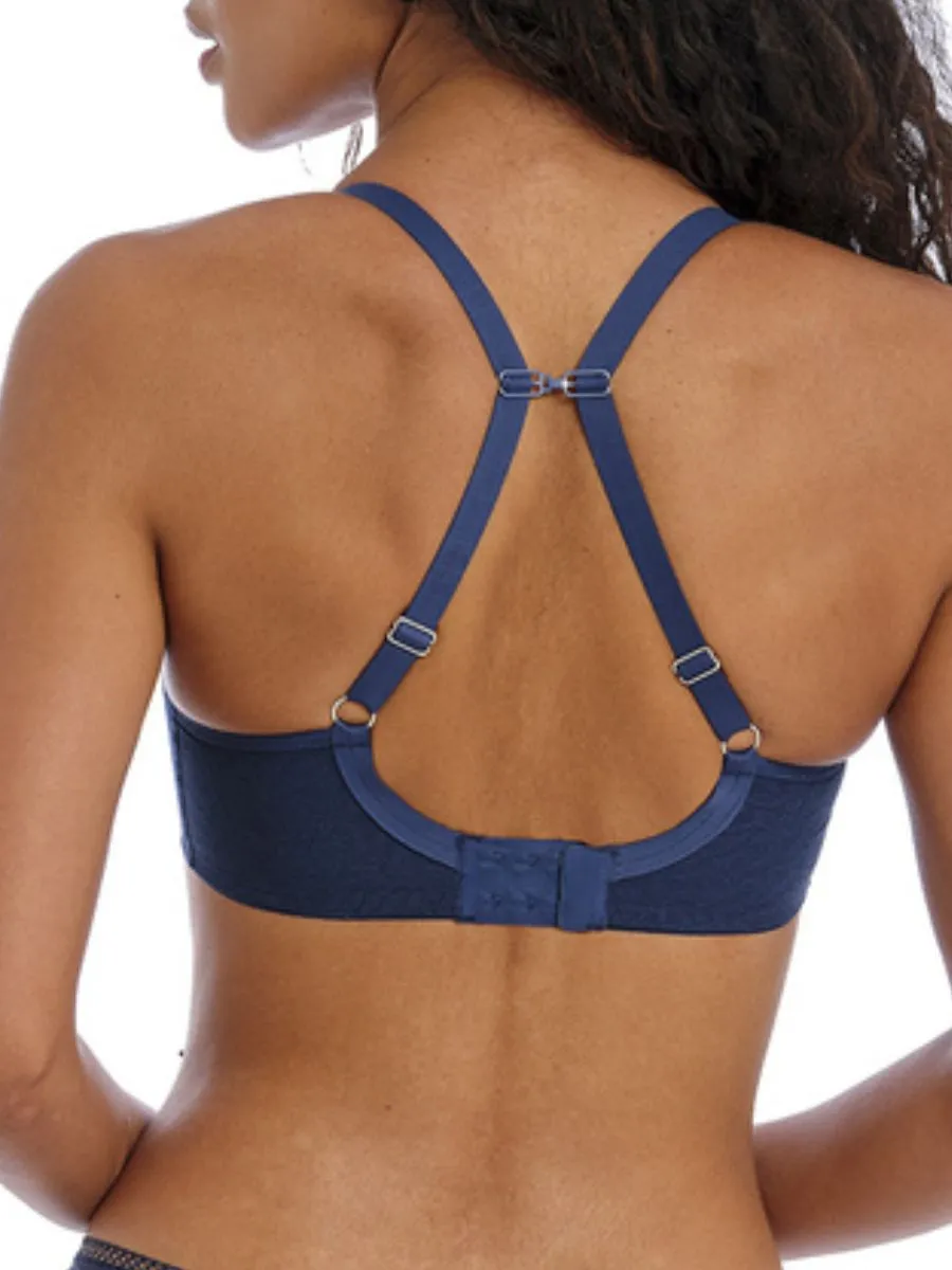 Catwalk Side Support Bra - Midnight