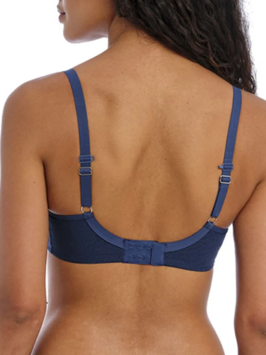 Catwalk Side Support Bra - Midnight