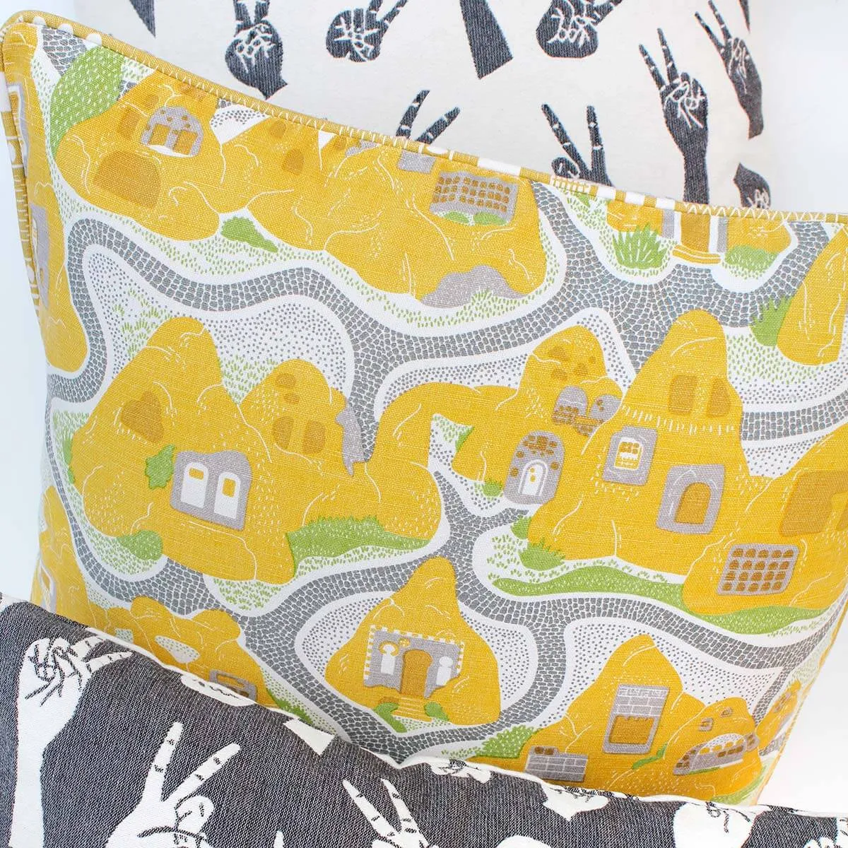 Cave House Cushion Cover