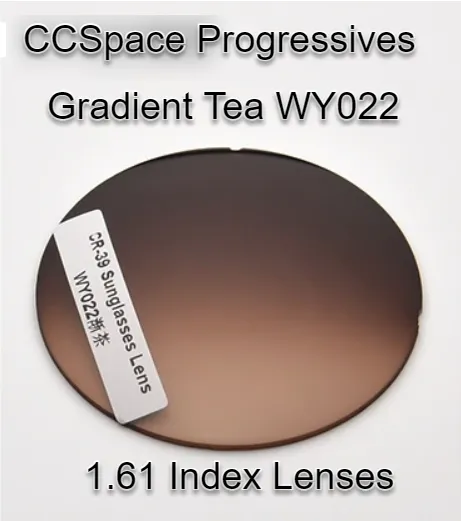 CCSpace Aspheric Progressive Vision Dyed CR-39 Lenses