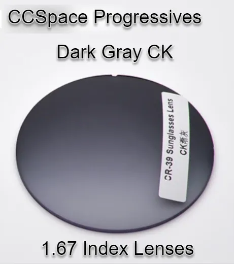 CCSpace Aspheric Progressive Vision Dyed CR-39 Lenses