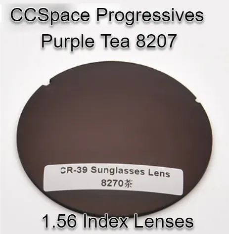 CCSpace Aspheric Progressive Vision Dyed CR-39 Lenses