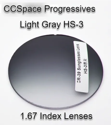 CCSpace Aspheric Progressive Vision Dyed CR-39 Lenses