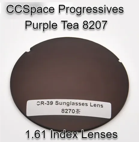 CCSpace Aspheric Progressive Vision Dyed CR-39 Lenses