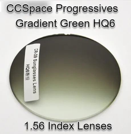 CCSpace Aspheric Progressive Vision Dyed CR-39 Lenses