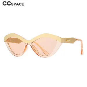 CCspace Full Rim Cat Eye Resin Frame Sunglasses 46885